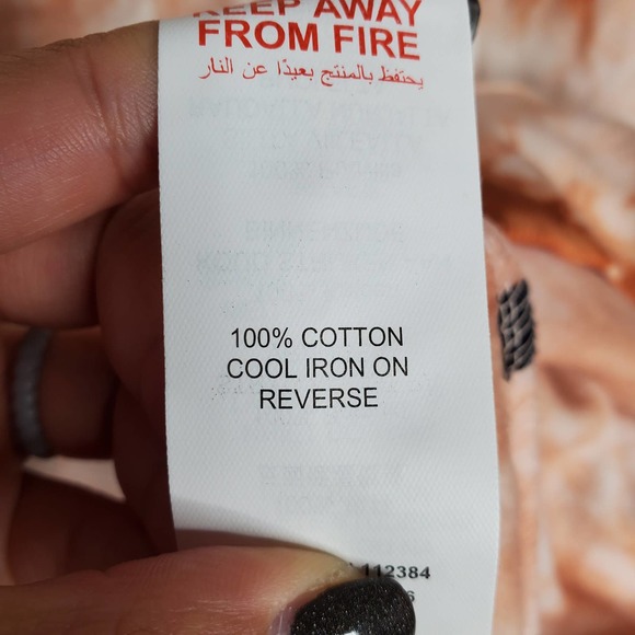 MISSGUIDED Brown White Tie Dye Oversized Hoodie Dress Sz 8 - Picture 5 of 7